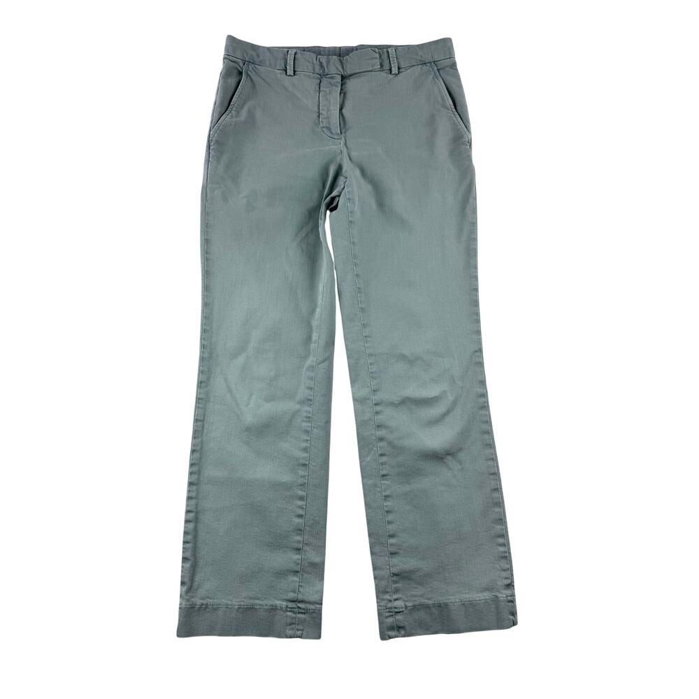 Incotex Slowear Venezia 1951 Womens Size 40 US 4 Sage Green Trousers Cotton